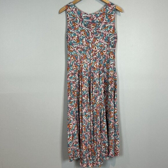 Sundance Sleeveless Summer Dress Asymmetric Hem Chest Cutout Womens Size 4 - Picture 8 of 8